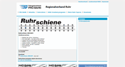 Desktop Screenshot of probahn-ruhr.de